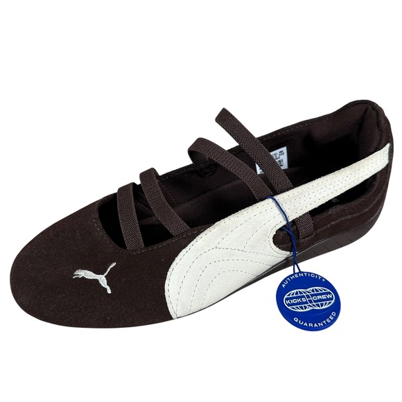 Puma Speedcat Brown Suede Ballet Flats Mary Jane sneaker loafer Streetwear - Picture 1 of 7